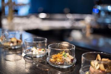 Restaurace Talíř | Prague | Photogallery | Duck pate, passion fruit, cranberries, pumpkin and almond chips, brioche